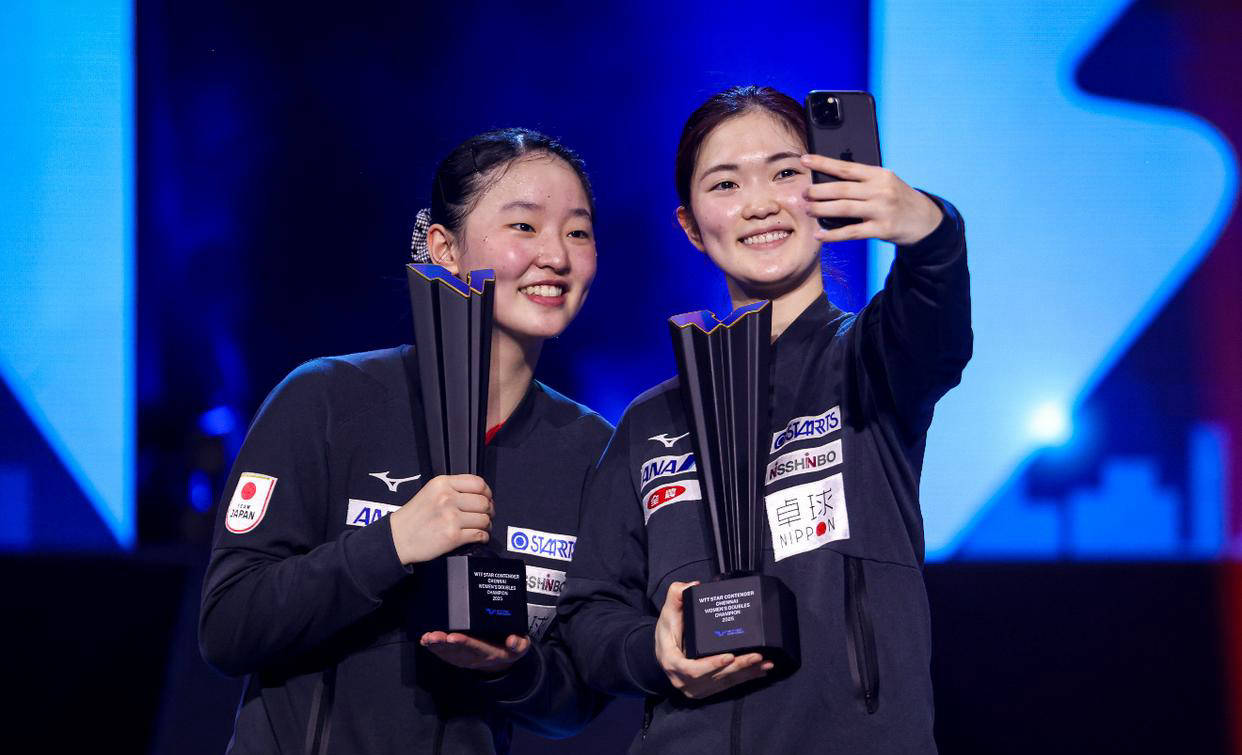 美国乒乓球女队横扫对手，夺得冠军